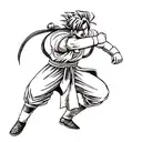 Gohan SSJ2 tattoo design idea