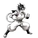 Gohan SSJ2 tattoo design idea