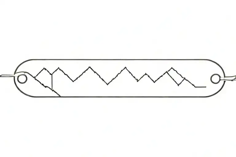 armband representing travel tattoo design idea