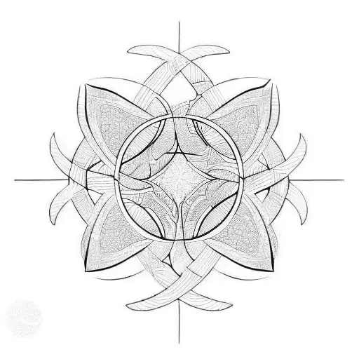 infinity symbol tattoo design idea