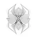 infinity symbol tattoo design idea