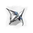 manta ray tattoo design idea