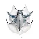 manta ray tattoo design idea