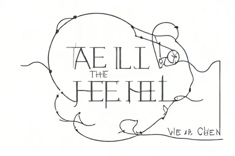 all the hell we've been trough had a purpose  tattoo design idea