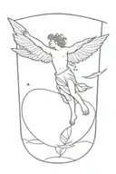 icarus falling from the sun tattoo design idea