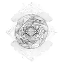 fire and ice tattoo design idea