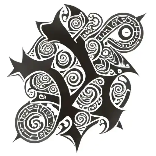 tribal autism filipino tattoo design idea