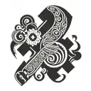 tribal autism filipino tattoo design idea