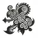 tribal autism filipino tattoo design idea