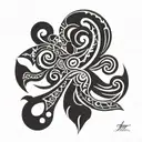 tribal autism filipino tattoo design idea
