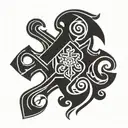 tribal autism filipino tattoo design idea