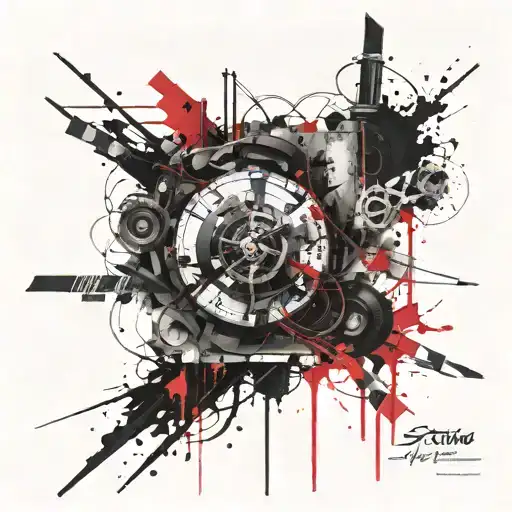 Hesitation is defeat tattoo design idea