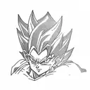 gohan ssj2  tattoo design idea