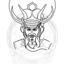 A minimalist tattoo of Loki's iconic line 'I am burdened with glorious purpose' tattoo design idea