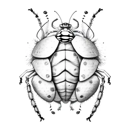 ladybug for men tattoo design idea