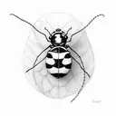ladybug for men tattoo design idea