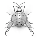 ladybug for men tattoo design idea