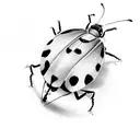 ladybug for men tattoo design idea