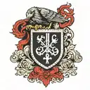 Georgian flag tattoo design idea