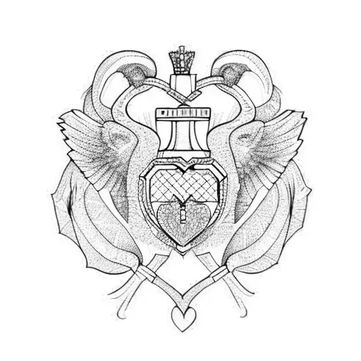 claddagh tattoo design idea