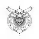 claddagh tattoo design idea