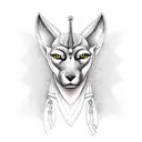 Anubis with eye of horus sleeve tattoo design idea