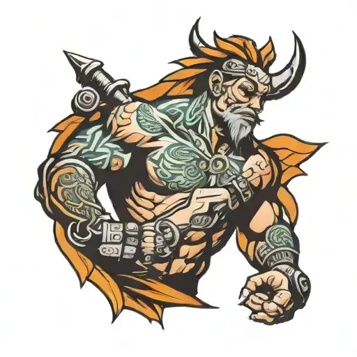 male forearm tattoo that shows resilience and hardwork tattoo design idea