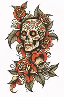 enduring pain tattoo design idea
