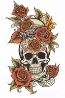 enduring pain tattoo design idea