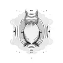 whale BTS tattoo design idea