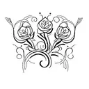 three sisters tattoo design idea