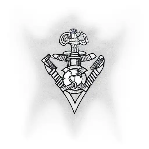 usmc infantry  tattoo design idea