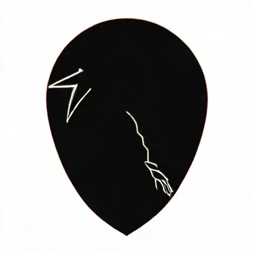 Shoulder tattoo of a cyborg plague doctor with claws and surrounded by clouds tattoo design idea