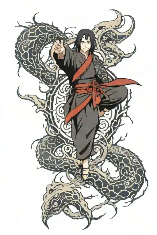 itachi uchiha tattoo design idea