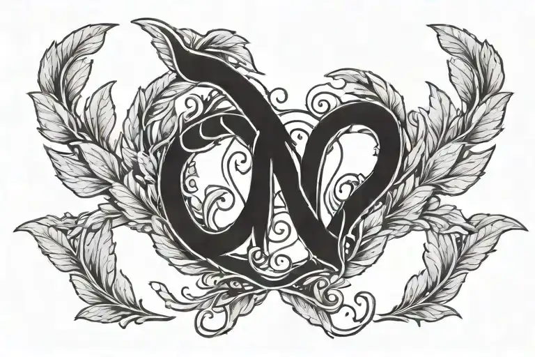 "Nunc id faciam" with a laurel wreath tattoo design idea