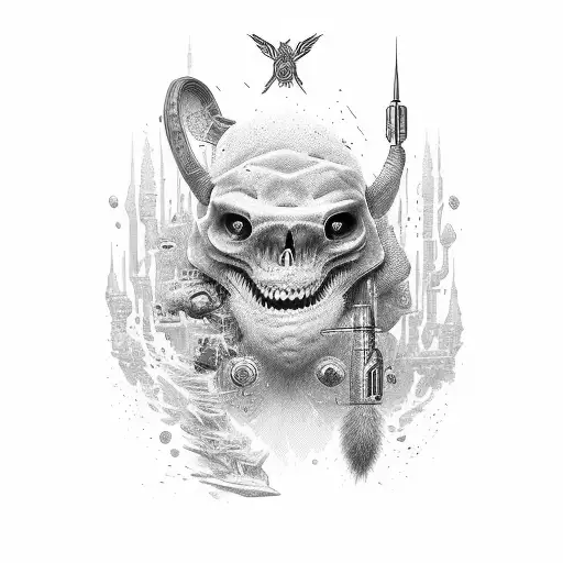 "life is short grip it n rip it" text tattoo design idea