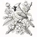 cardinal virtue tattoo design idea