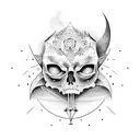 sailo moon gothic tattoo design idea