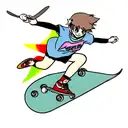 skate tattoo design idea