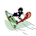 skate tattoo design idea