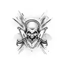 skate tattoo design idea