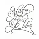 some phrase or qotue or even word in a slight cursive but also something that is dedicated to my parents tattoo design idea