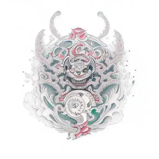 anxiety gore tattoo design idea