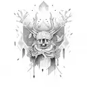 gore anxiety tattoo design idea