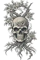 poison tree tattoo design idea
