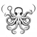 Octopus tattoo design idea