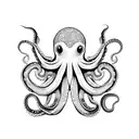 Octopus tattoo design idea