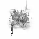 i'll go in this way and find my own way out tattoo design idea