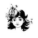 Disney's Brave, Harry Potter and Pride and Prejudice  tattoo design idea