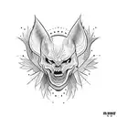 666 tattoo design idea